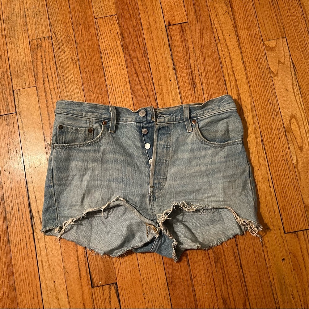Zara high waisted jean shorts